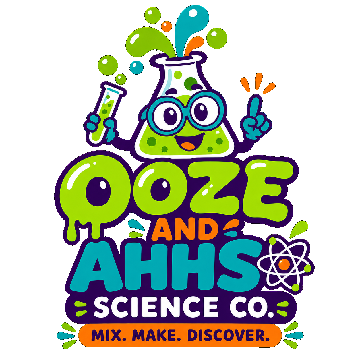 Ooze and Ahhs Science Co. logo